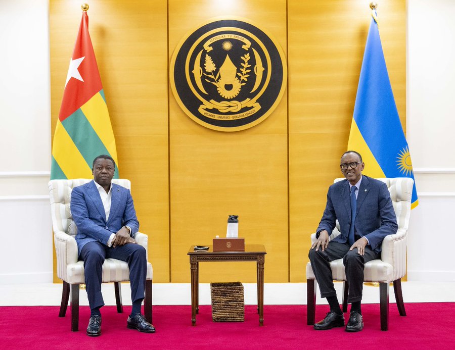 Perezida wa Togo Faure yatangiye uruzinduko mu Rwanda