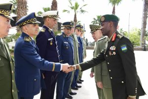 Gen. Muganga Mubarakh ari mu ruzinduko rw’akazi muri Algeria