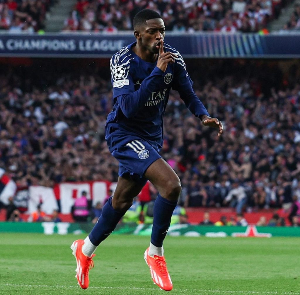 UEFA Champions League: PSG yatsinze Arsenal mu mukino ubanza wa ½