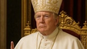 Trump yabaye igitaramo nyuma y’ifoto yasakaje yambaye nka Papa&nbsp;