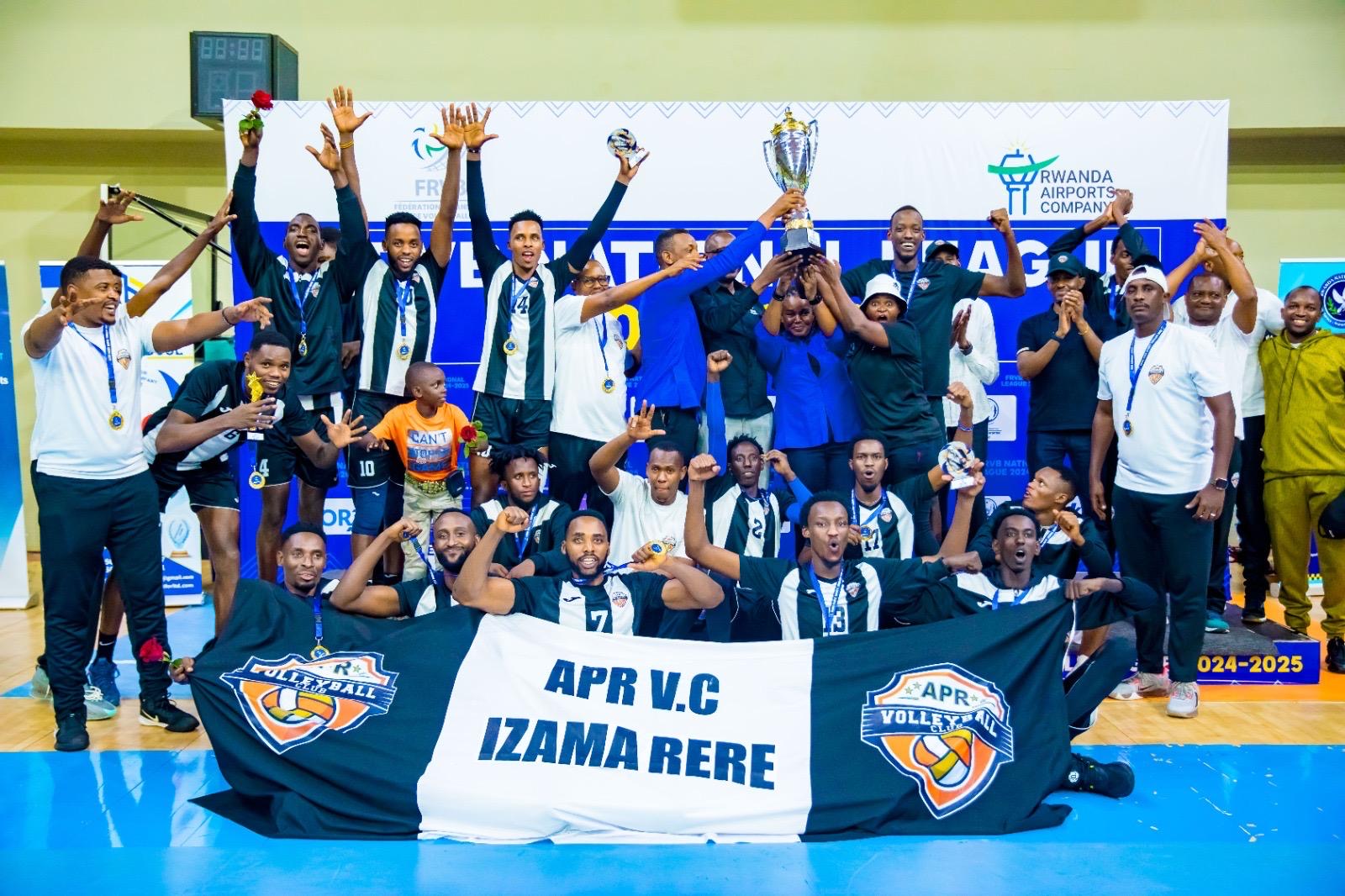 APR VC na Police WVC zegukanye igikombe cya Shampiyona (Amafoto) 