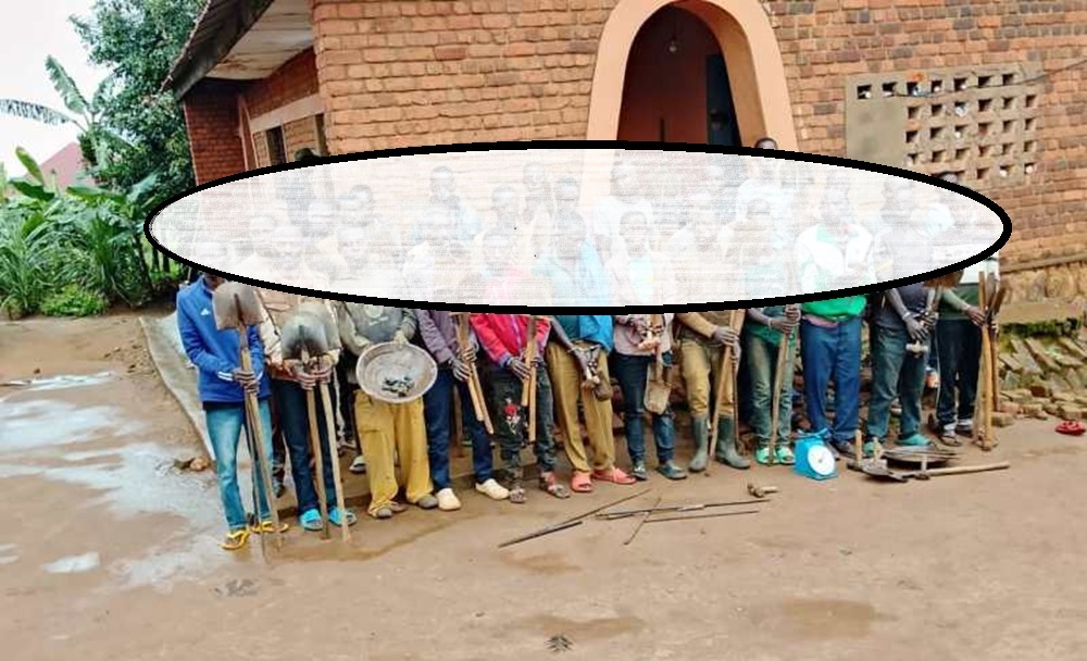 Rulindo: Polisi y’u Rwanda yafashe 28 bacukuraga amabuye mu buryo butemewe
