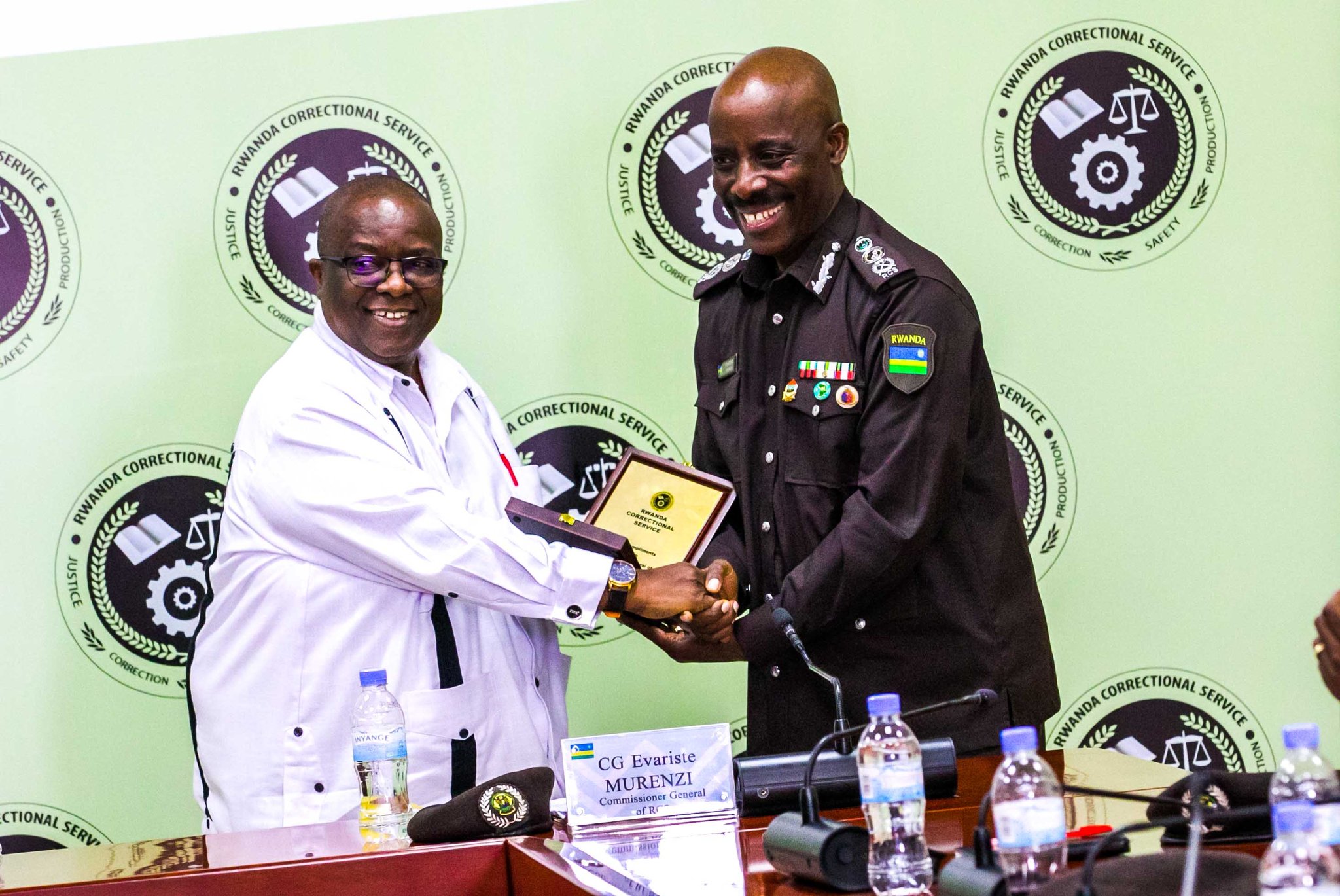 CG Murenzi yakiriye Umuyobozi wungirije w’Urukiko rw’Ikirenga muri Namibia