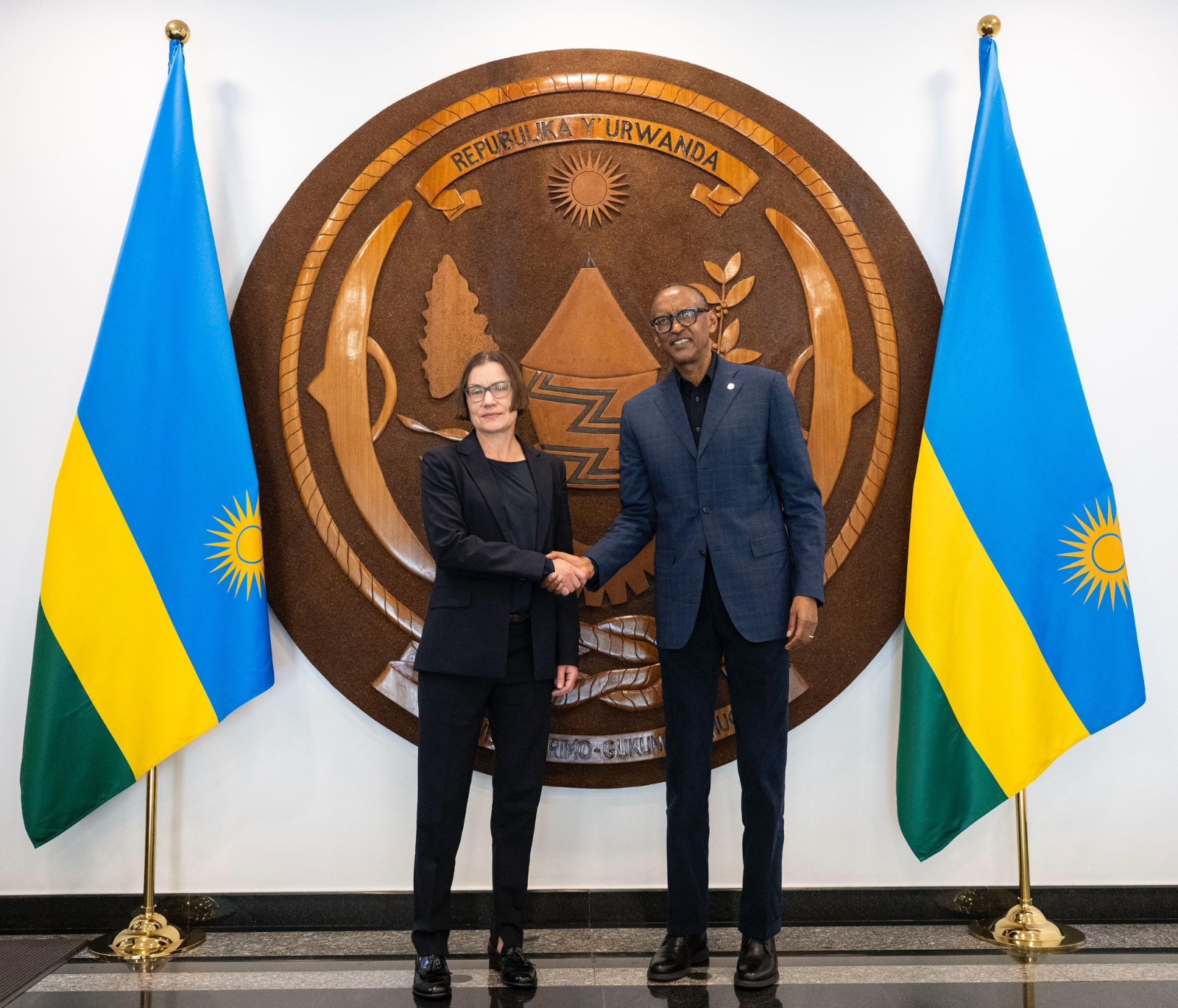 Perezida Kagame yakiriye Mirjana Spoljaric Egger uyobora Croix-Rouge