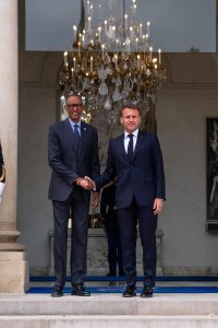 Perezida Kagame yakiriwe na mugenzi we w’u Bufaransa