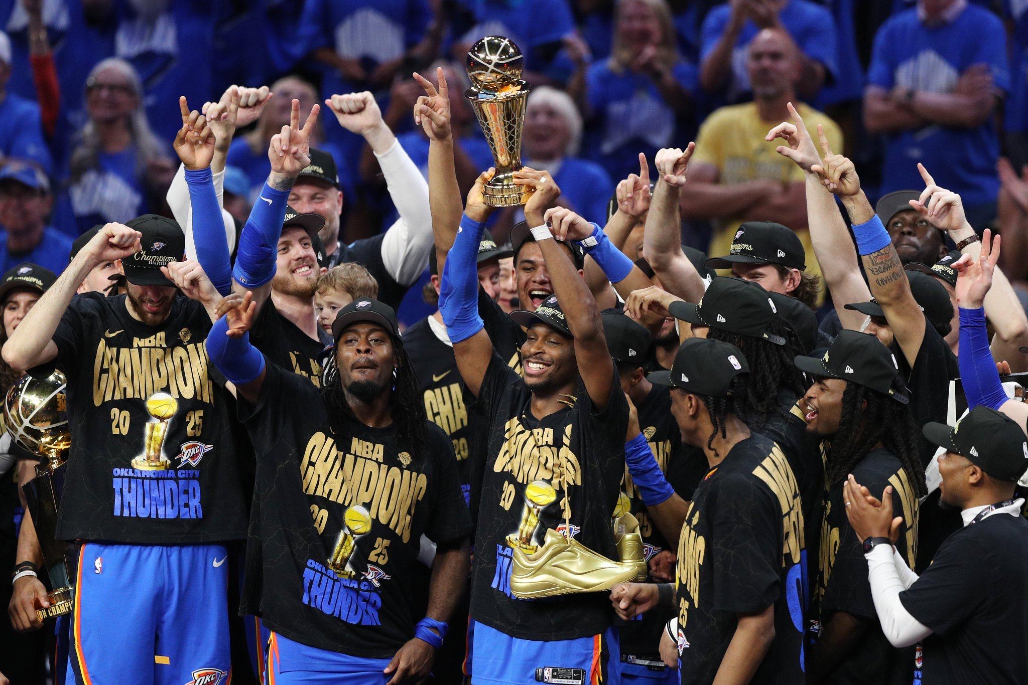 Oklahoma City Thunder yegukanye Igikombe cya NBA 