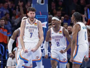 NBA: Oklahoma City Thunder yatangiye gukoza imitwe y’intoki ku Gikombe cya shampiyona