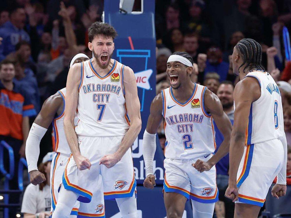NBA: Oklahoma City Thunder yatangiye gukoza imitwe y’intoki ku Gikombe cya shampiyona