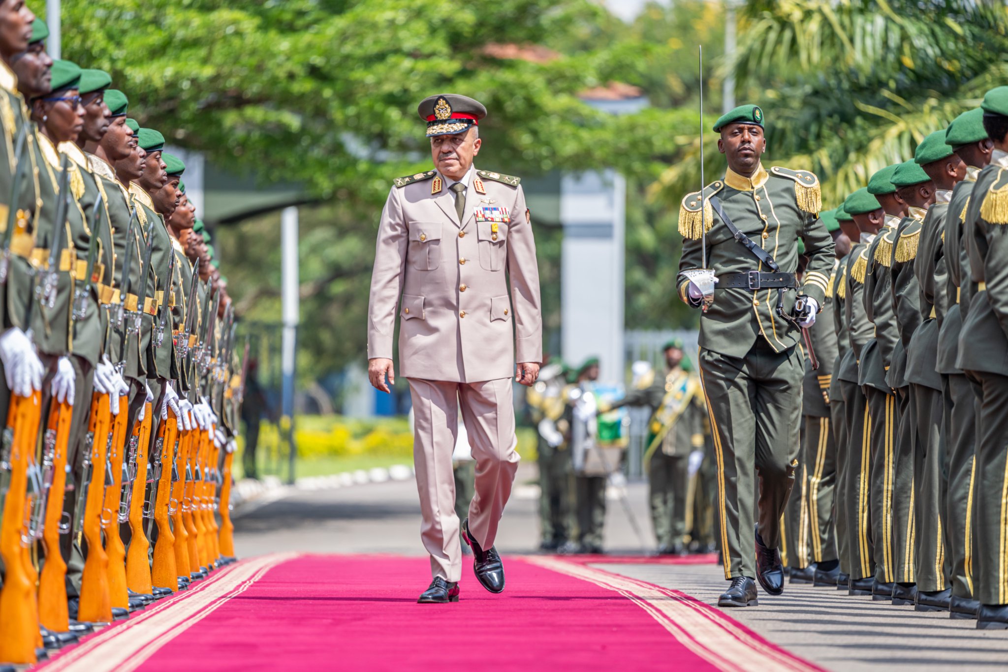 U Rwanda na Misiri byiyemeje kwagura ubutwererane mu bya gisirikare 