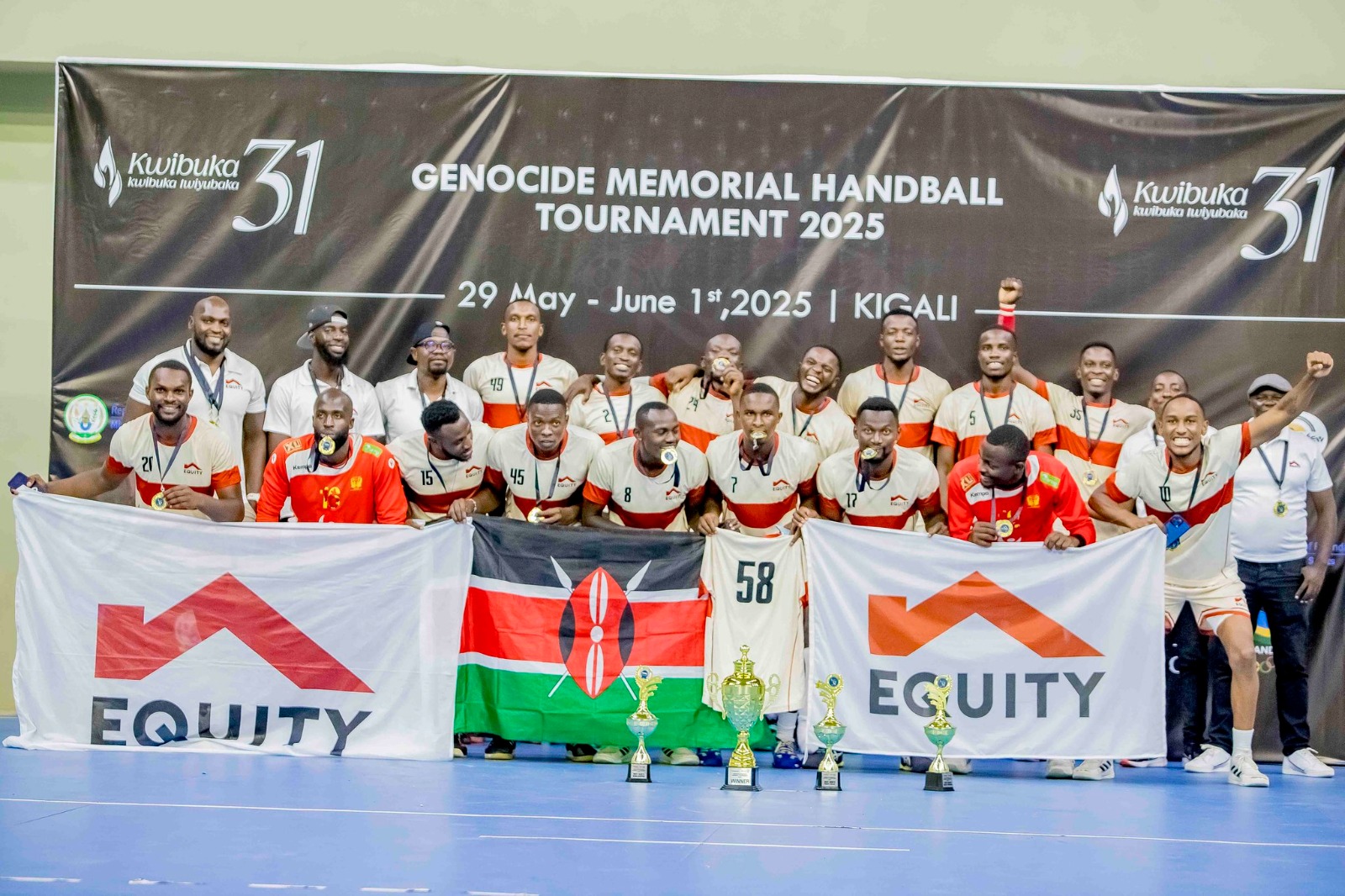 Handball: Equity Bank HC na Gorillas WHC zegukanye irushanwa ryo kwibuka 31