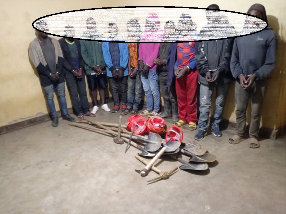Rutsiro: Abantu 10 bafatiwe mu bucukuzi bw’amabuye y’agaciro butemewe