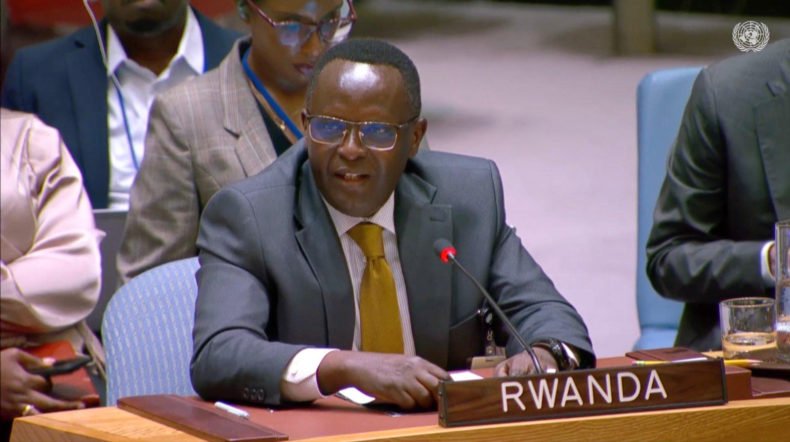 Amb Ngoga yabwiye Akanama ka Loni ko u Rwanda rufite uburenganzira ku bwirinzi