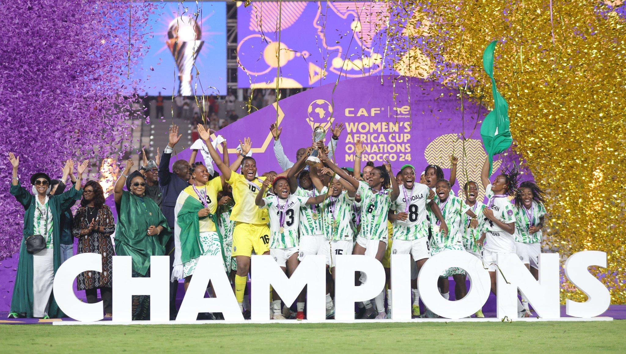 Nigeria yatsinze Morocco yegukana igikombe cya Afurika cy’Abagore