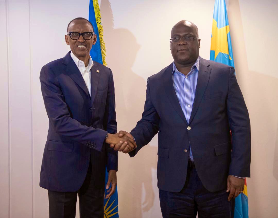 Trump yatumiye Perezida Kagame na Tshisekedi mu nama i Washington