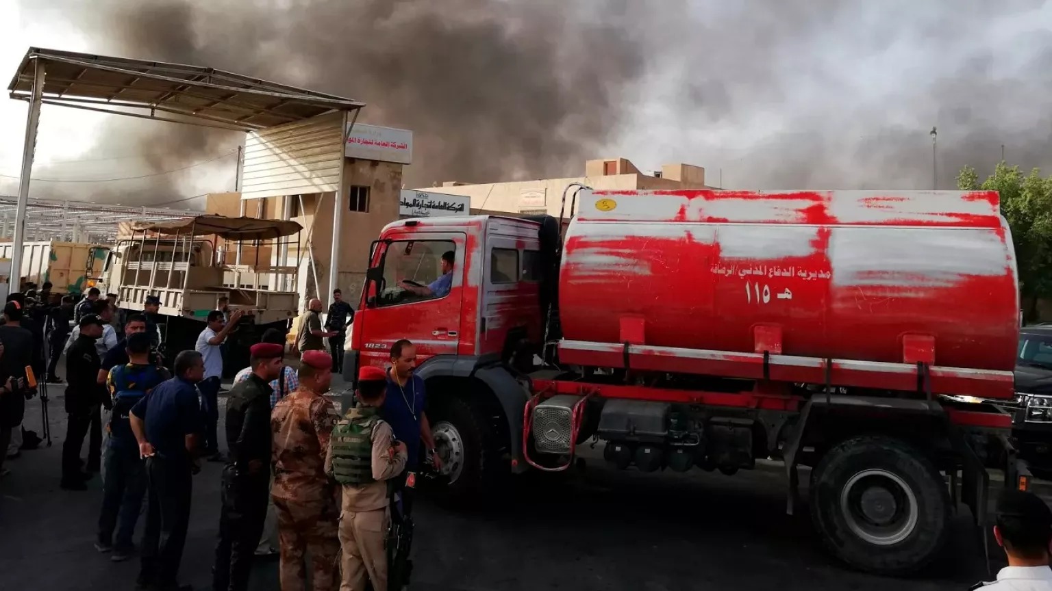 Iraq: Inkongi yibasiye inzu y’ubucuruzi yahitanye abantu 60