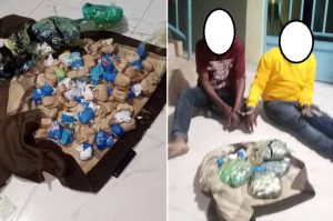 Rubavu:&nbsp; Abagabo 2 bafatanywe udupfunyika 80 tw’urumogi