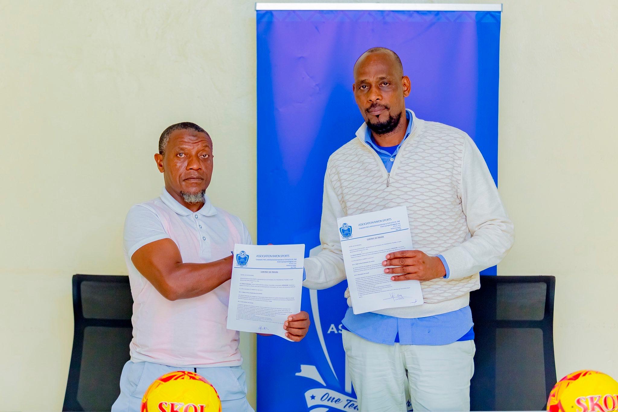 Haruna Ferouz yagizwe Umutoza Wungirije wa Rayon Sports