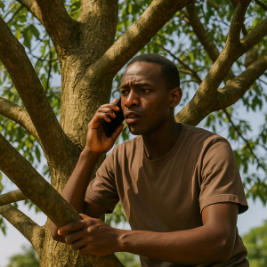 Musanze: Mu nkengero z’umujyi burira ibiti ngo babone ihuzanzira rya telefone