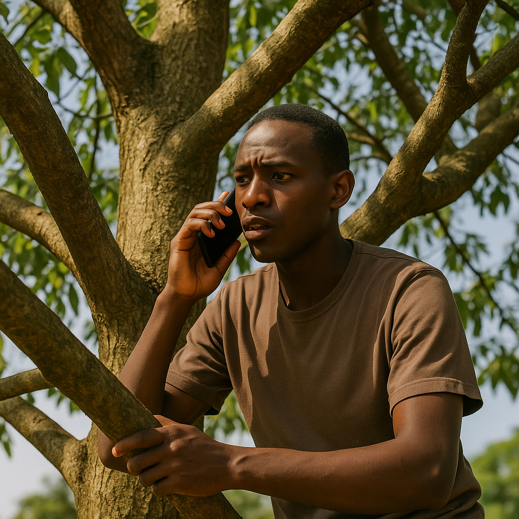 Musanze: Mu nkengero z’umujyi burira ibiti ngo babone ihuzanzira rya telefone