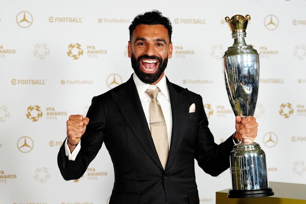 Mohammed Salah yatowe nk’umukinnyi w’umwaka muri Premier League