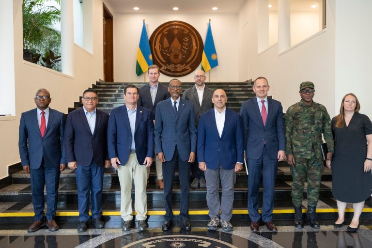 Perezida Kagame yakiriye intumwa za Kongere y’Amerika