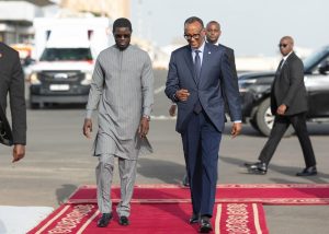 Perezida Kagame i Dakar mu nama yiga ku biribwa muri Afurika