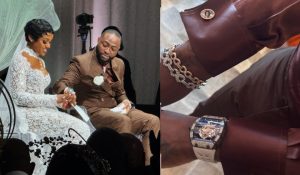 Davido yibutse umwana we witabye Imana mu birori by’ubukwe