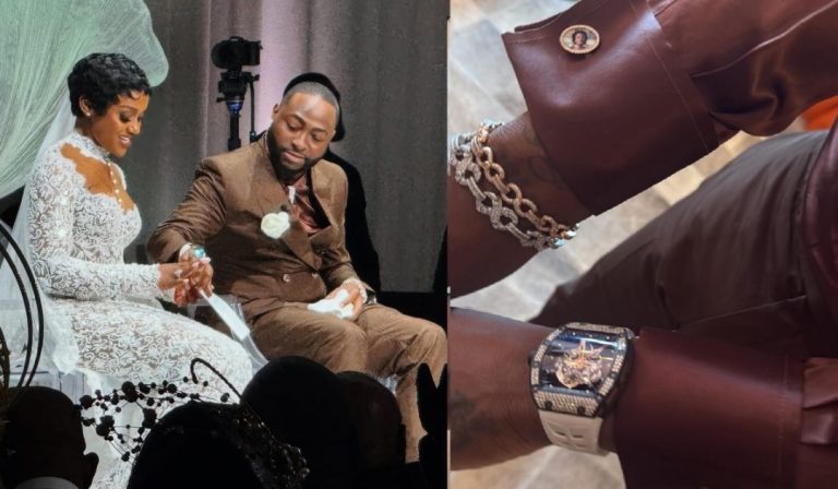Davido yibutse umwana we witabye Imana mu birori by’ubukwe