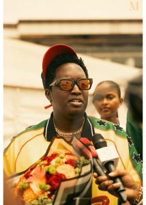 Joshua Baraka yageze i Kigali asezeranya gutanga ibyishimo bisendereye
