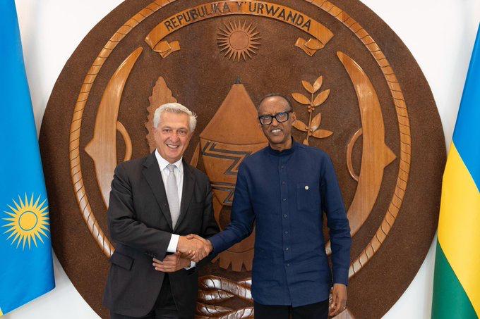 Perezida Kagame yakiriye Filippo Grandi Umuyobozi wa UNCHR