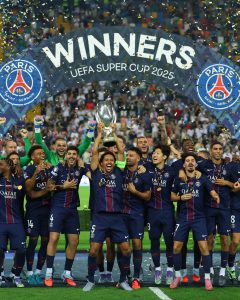 PSG yegukanye UEFA Super Cup bwa mbere itsinze Tottenham Hotspur