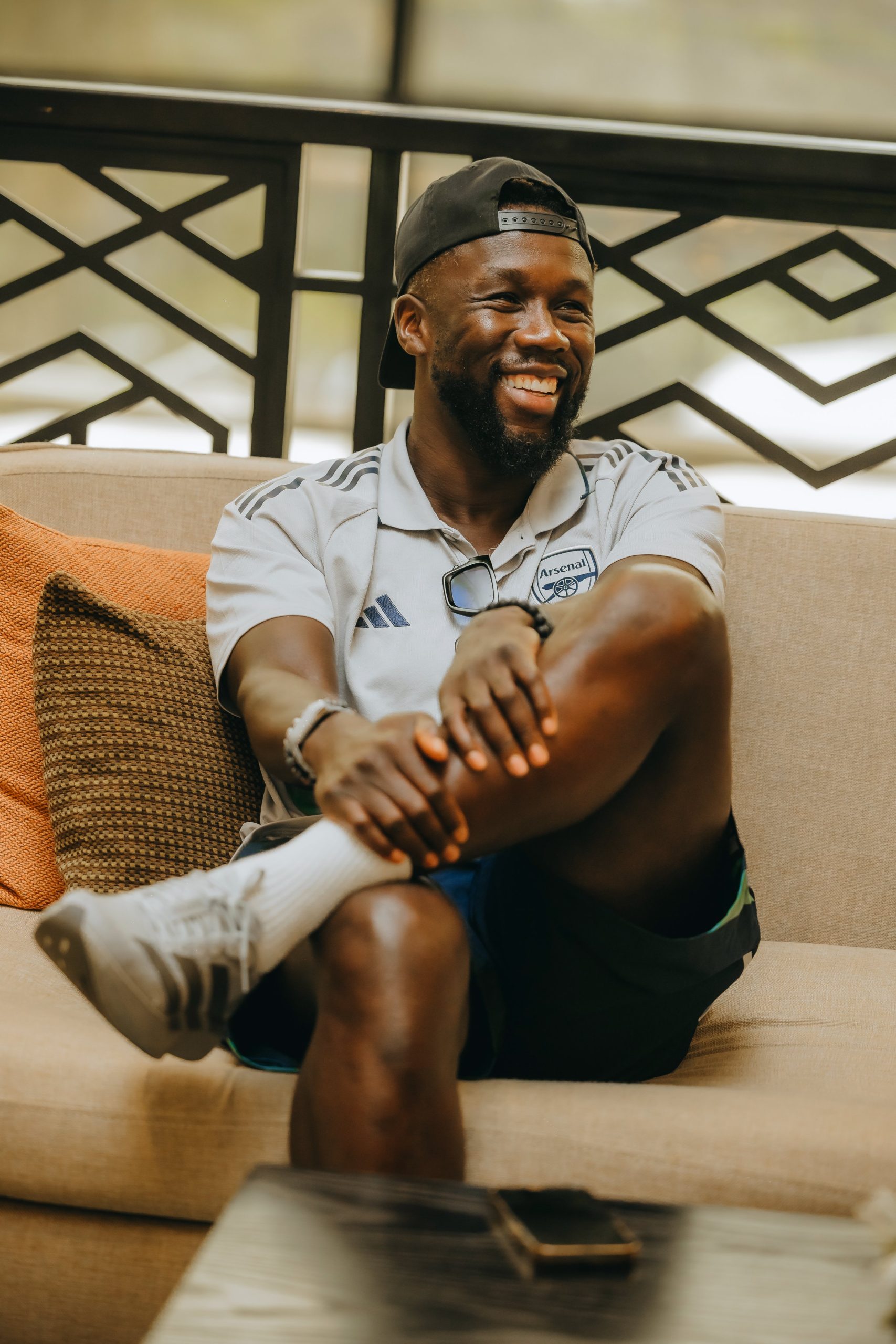 Kwita Izina: Bacary Sagna wakiniye Arsenal yageze mu Rwanda