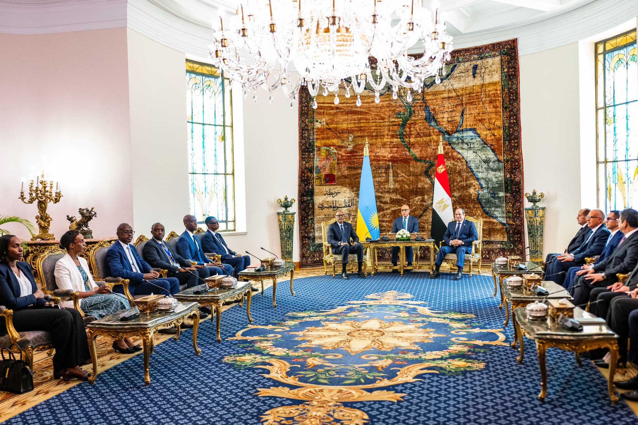 U Rwanda na Misiri byasinyanye amasezerano yagura ubutwererane
