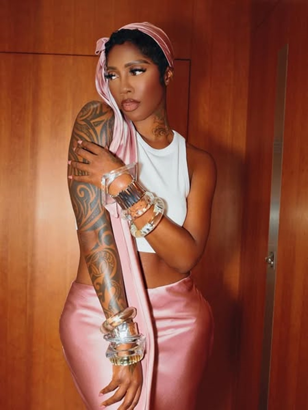 Tiwa Savage yatangaje impamvu yishushanyije ku mubiri