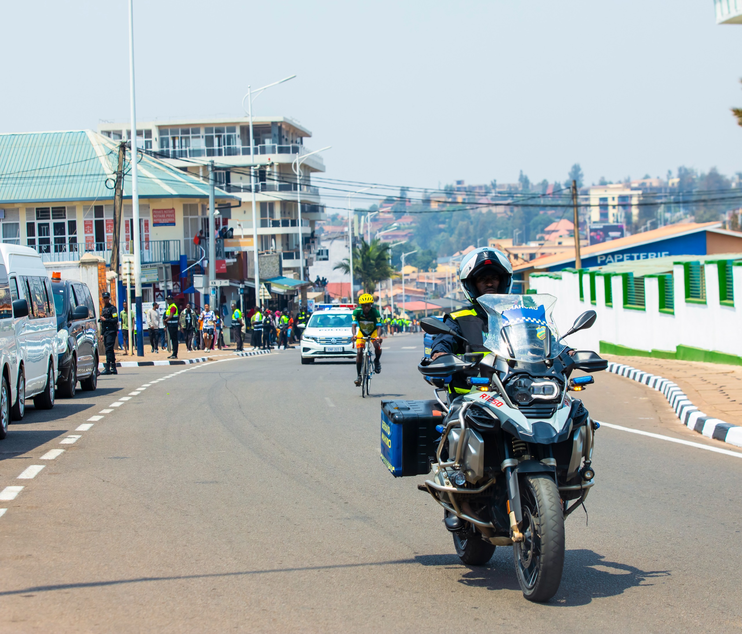 Polisi y’u Rwanda ikomeje imyitozo mu kwitegura Shampiyona y’Isi y’Amagare