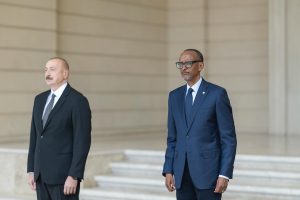 Perezida Kagame yakiriwe na mugenzi we  wa Azerbaijan