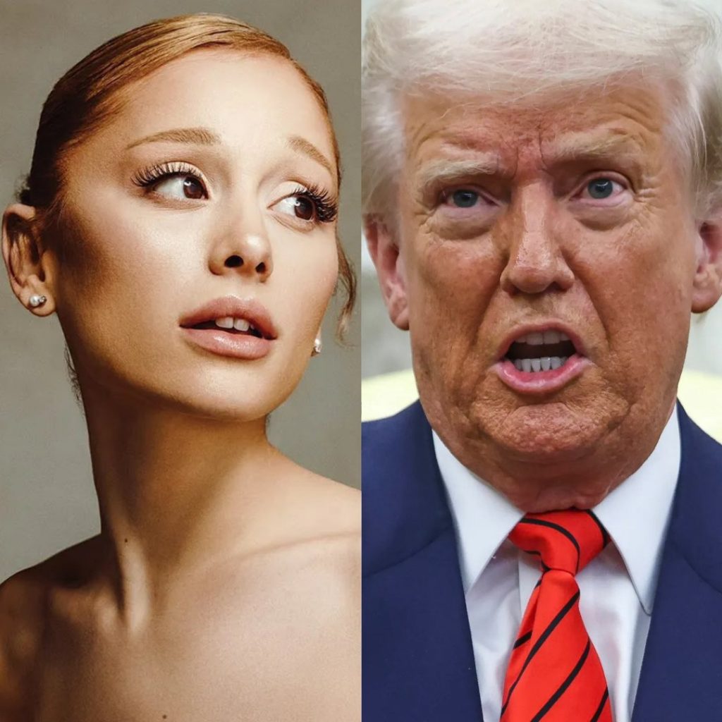 Umuhanzikazi Ariana Grande yagaye ubuyobozi bwa Trump