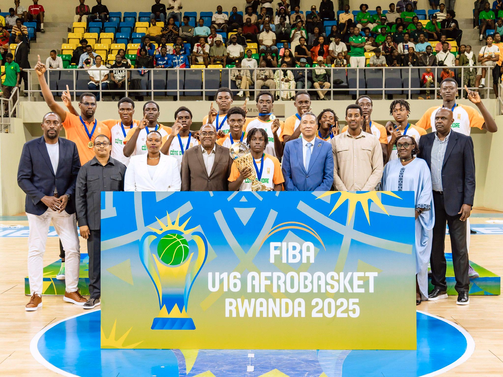 Côte d’Ivoire na Misiri zegukanye AfroBasket U16 (Amafoto)