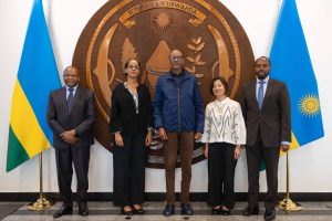 Perezida Kagame yaganiriye n’Umuyobozi Mukuru wa Mastercard Foundation