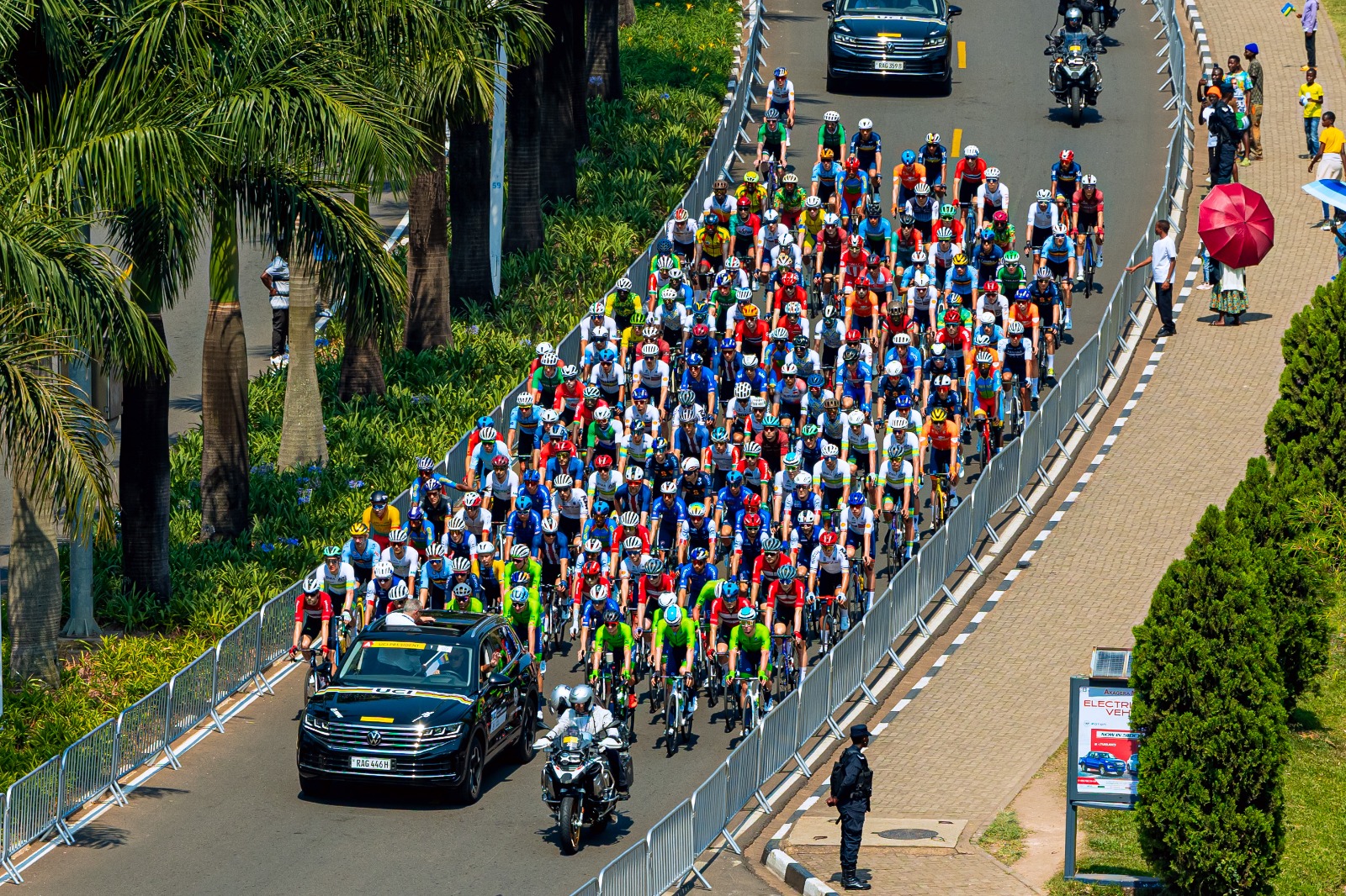 Kigali: Umwuka uhumanya ikirere wagabanyutseho 45% mu gihe cya UCI