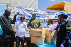 Ingabo z’u Rwanda ziri muri Sudani y’Epfo zifatanyije n’abaturage kurwanya malariya