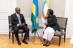 Umunyamabanga Mukuru wa OIF yakiriye Minisitiri Amb. Nduhungirehe