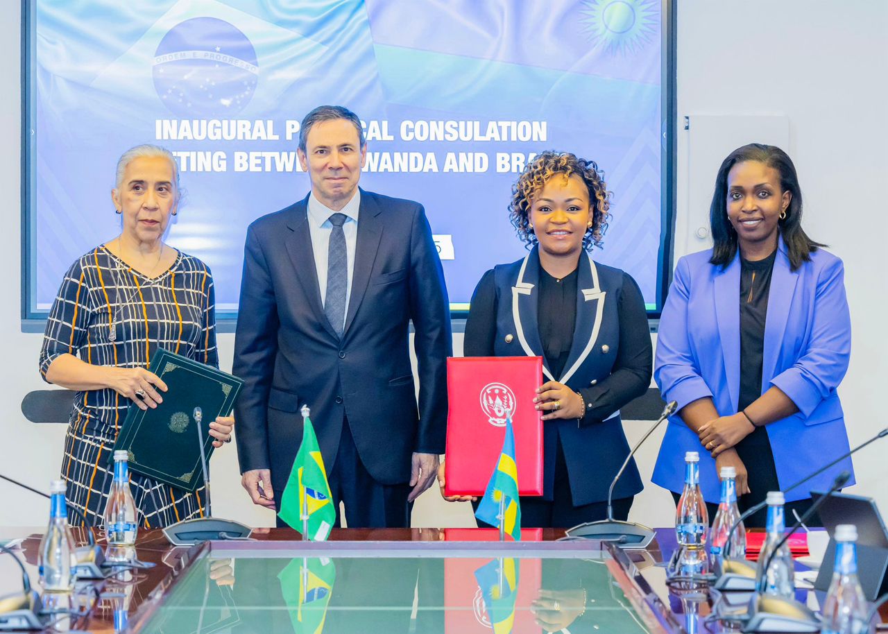 U Rwanda na Brazil byiyemeje ubufatanye mu bya Politiki