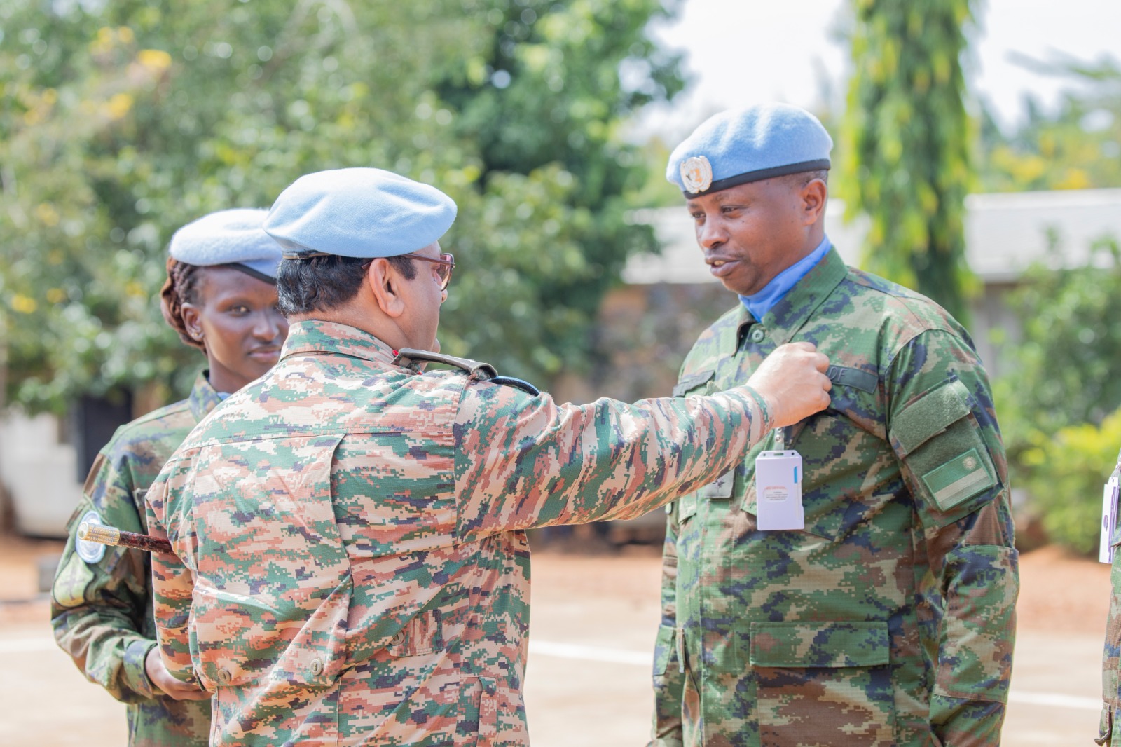 Sudani y’Epfo: Abasirikare b’u Rwanda bambitswe imidari y’ishimwe
