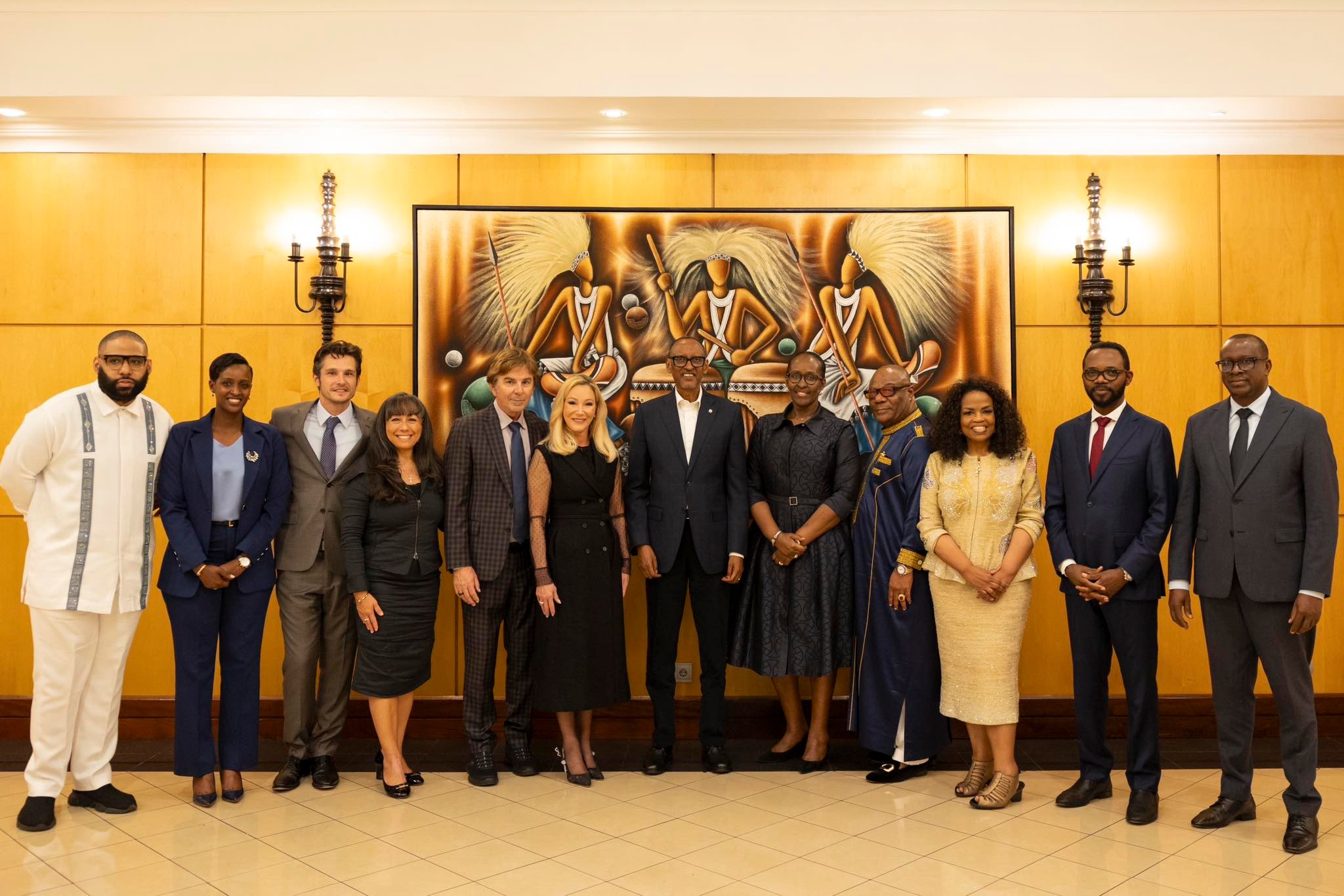 Perezida Kagame yakiriye abajyanama ba USA mu by’iyobokamana