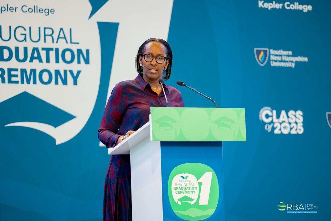 Jeannette Kagame yashimye Kepler College kuba yimakaza uburezi budaheza