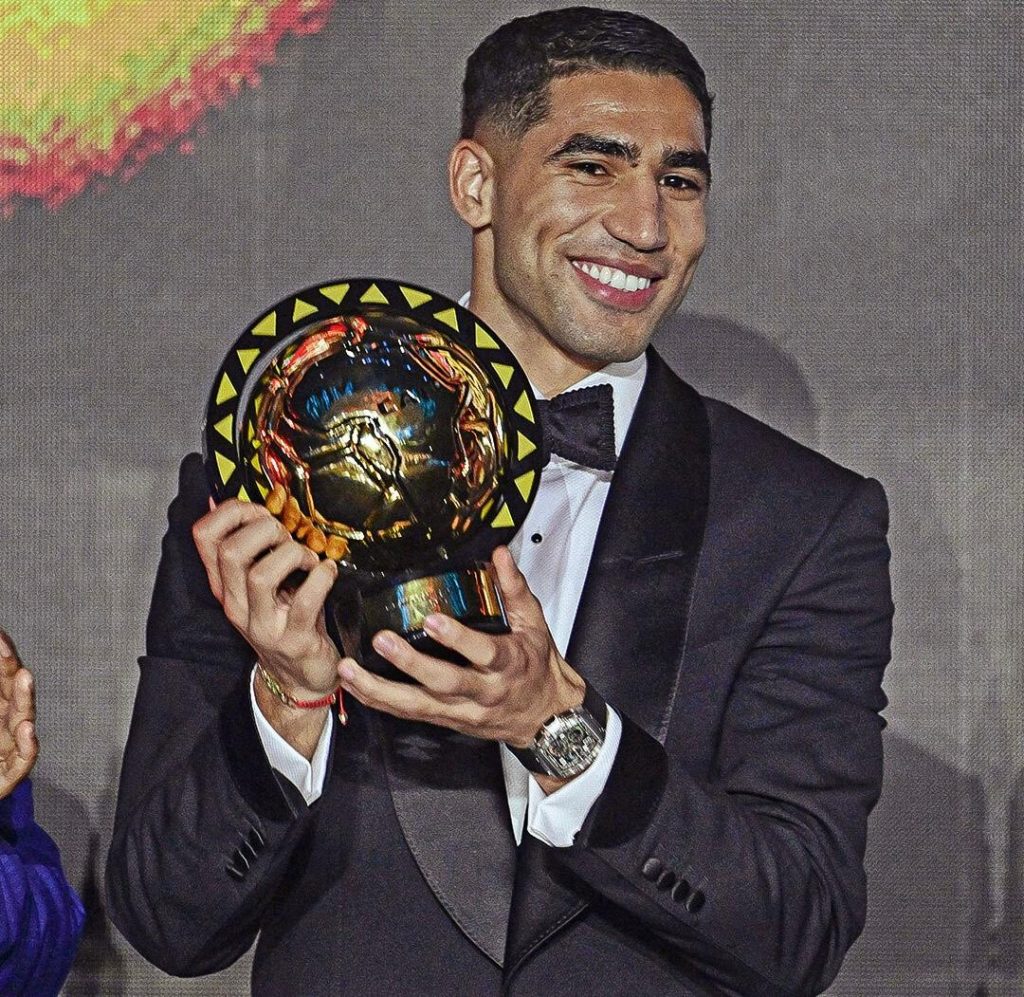 Achraf Hakimi yegukanye igihembo cy’umukinnyi mwiza w’Umunyafurika wa 2025
