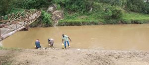 Musanze:  Muko amavomo yarangiritse bashoka Mukungwa