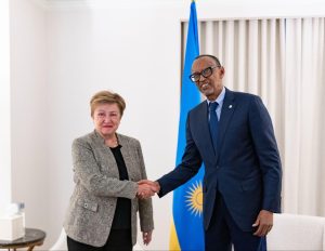 Perezida Kagame n’Umuyobozi wa IMF baganiriye ku guteza imbere ubukungu