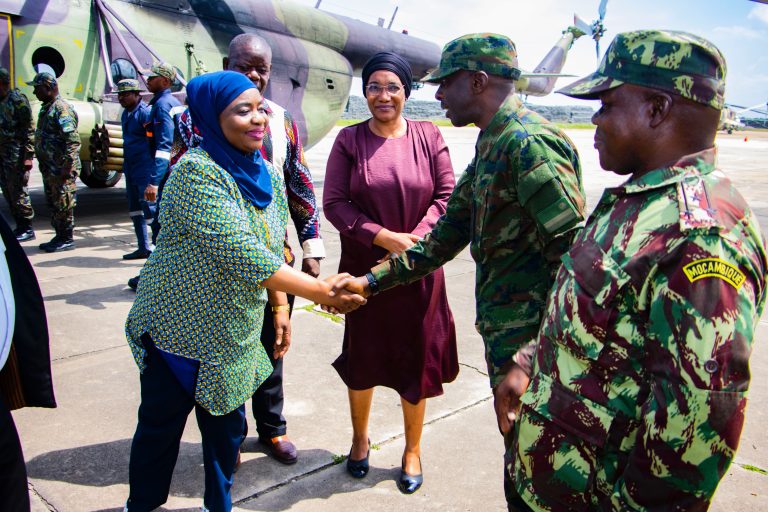 Mozambique: Madamu Talapa yasuye Inzego z’Umutekano z’u Rwanda